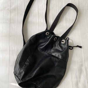 Vintage Reworked Bucket Bag Backpack